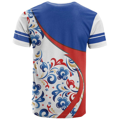 Matryoshka Doll T-Shirt Flag Color Style No2 Graphic Tee