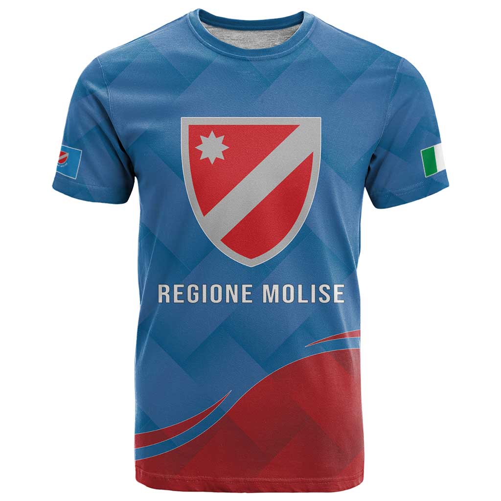 Personalized Italy Molise T-Shirt Flag Style Graphic Tee