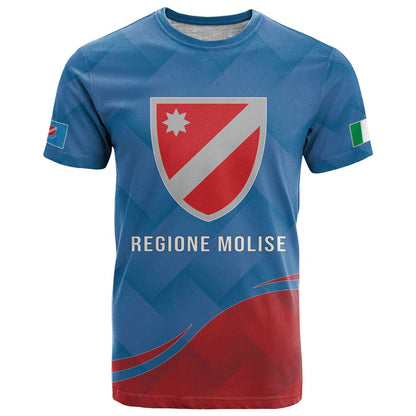 Personalized Italy Molise T-Shirt Flag Style Graphic Tee