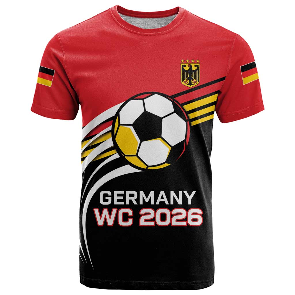 Custom Germany Football T-Shirt Deutschland World Champion 2026 Graphic Tee