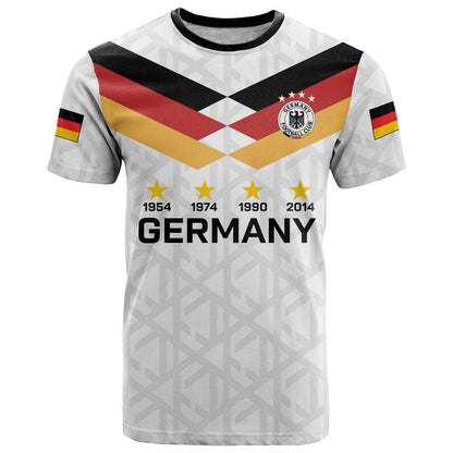 Custom World Football 2026 Germany T-Shirt Deutschland 4-Time Champions Graphic Tee