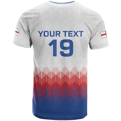 Custom World Football 2026 England T-Shirt Three Lions Pride Style Graphic Tee