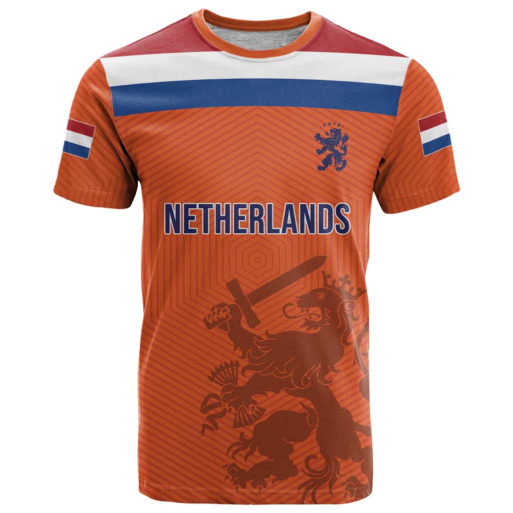 Custom World Football 2026 Netherlands T-Shirt Holland Oranje Dutch Lion Graphic Tee