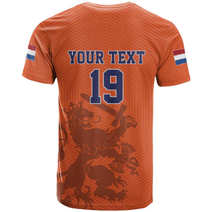 Custom World Football 2026 Netherlands T-Shirt Holland Oranje Dutch Lion Graphic Tee