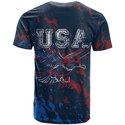 USA Ice Hockey T-Shirt Losing Teeth Winning Wars Since 1776 Graphic Tee
