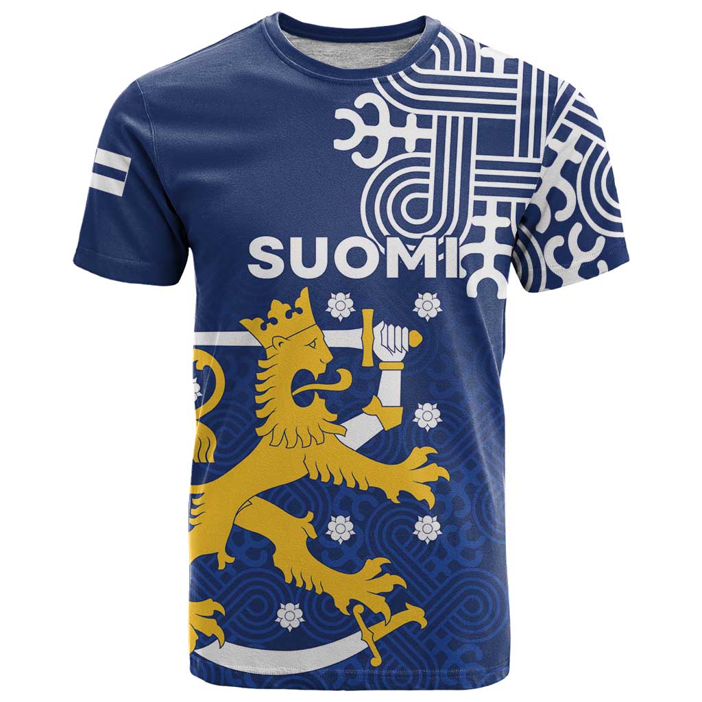 Finland Nordic Lion T-Shirt Pride Of Suomi Graphic Tee