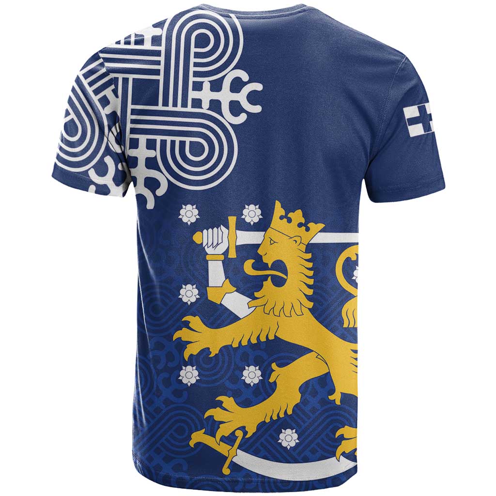 Finland Nordic Lion T-Shirt Pride Of Suomi Graphic Tee