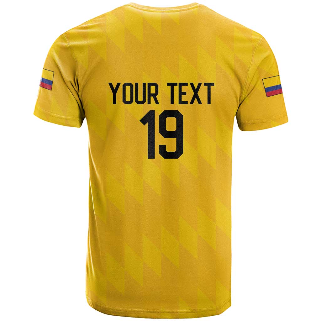 Custom World Football 2026 Colombia T-Shirt Vamos Los Cafeteros Graphic Tee