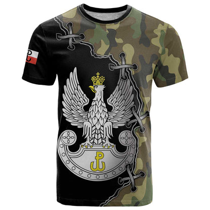 Poland Home Army T-Shirt Armia Krajowa Military Eagle Graphic Tee