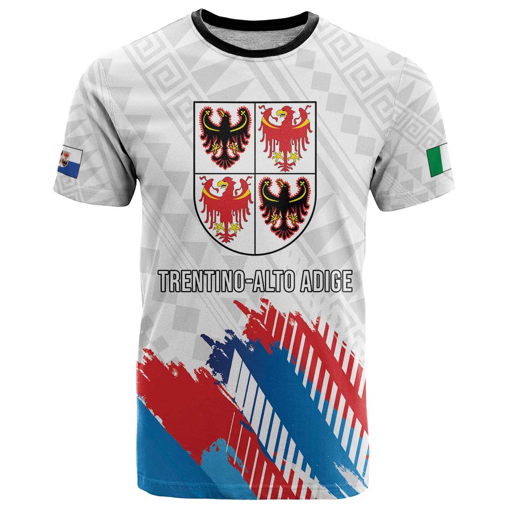 Personalized Italy Trentino-Alto Adige T-Shirt Flag Style Graphic Tee