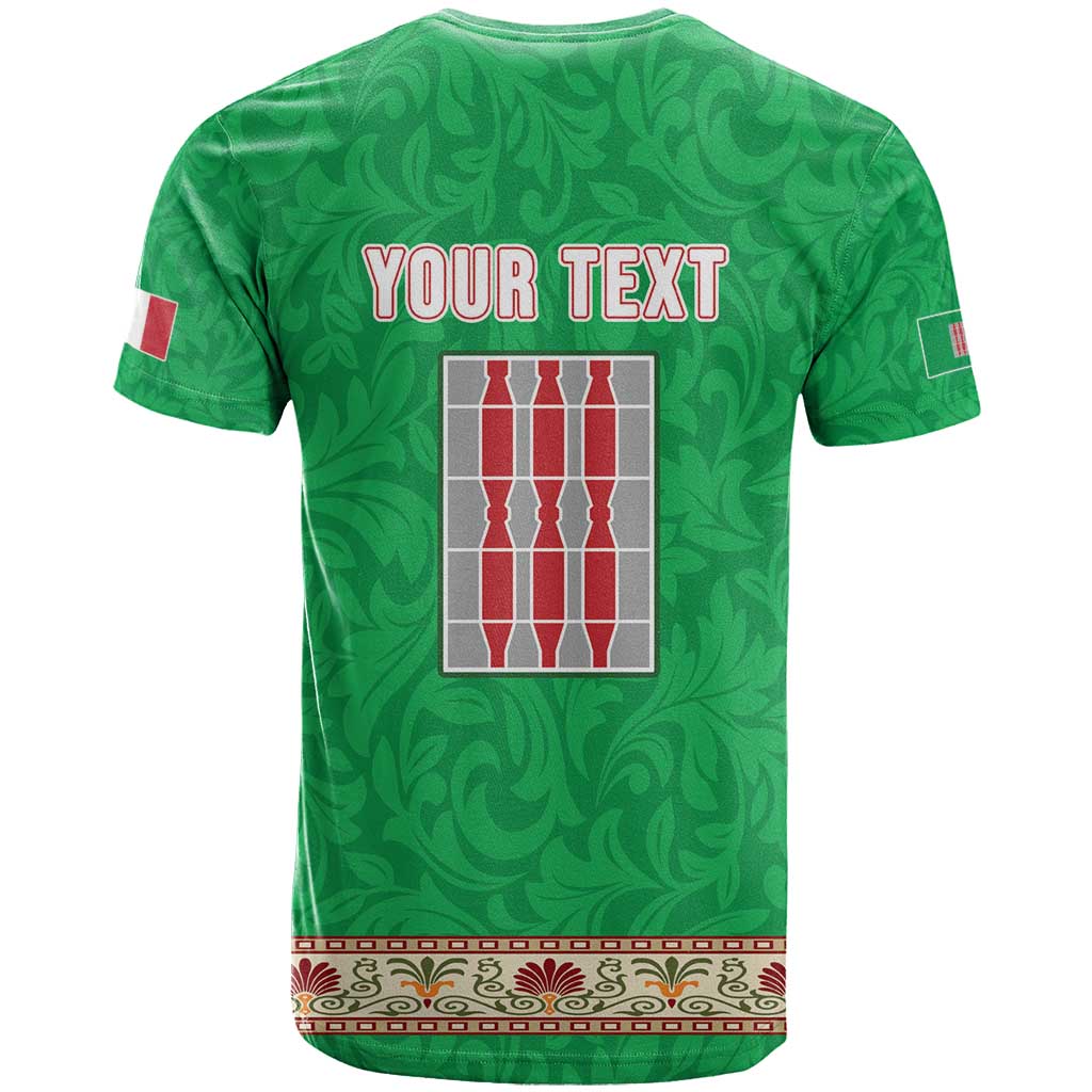 Personalized Italy Umbria T-Shirt Flag Style Graphic Tee