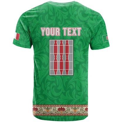 Personalized Italy Umbria T-Shirt Flag Style Graphic Tee