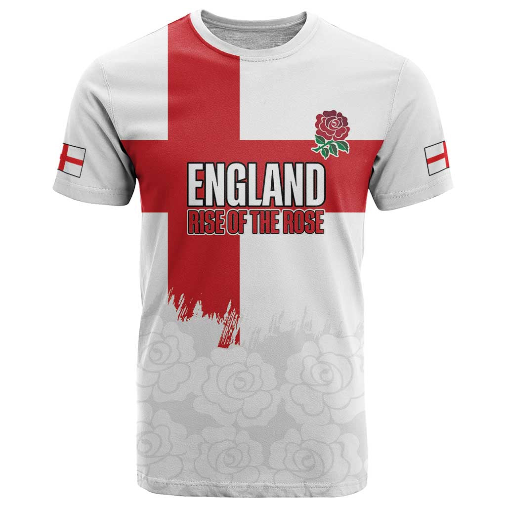 Women Rugby England T-Shirt Rise of the Rose World Champions Graphic Tee