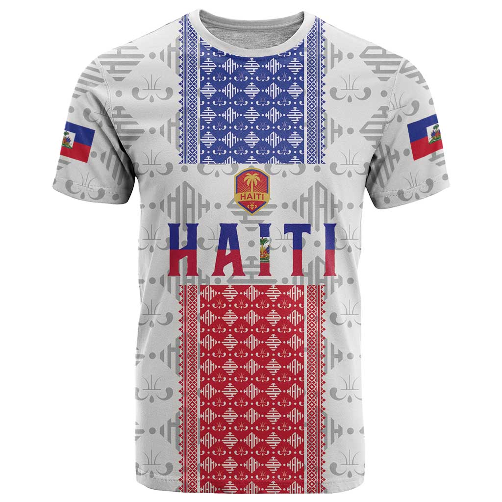 Custom Haiti Football T-Shirt National Flag Design Graphic Tee