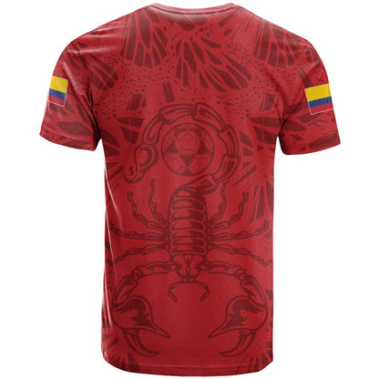 Colombia Rene Higuita Scorpion Kick T-Shirt Away Retro 1995 Goalkeeper Legend Graphic Tee