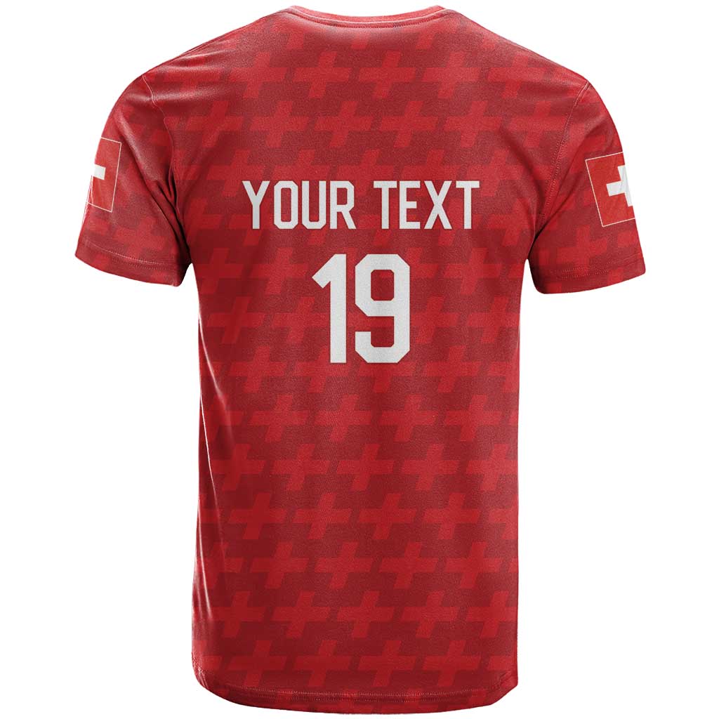 Custom World Football 2026 Switzerland T-Shirt Schweiz Hopp Schwiiz Graphic Tee