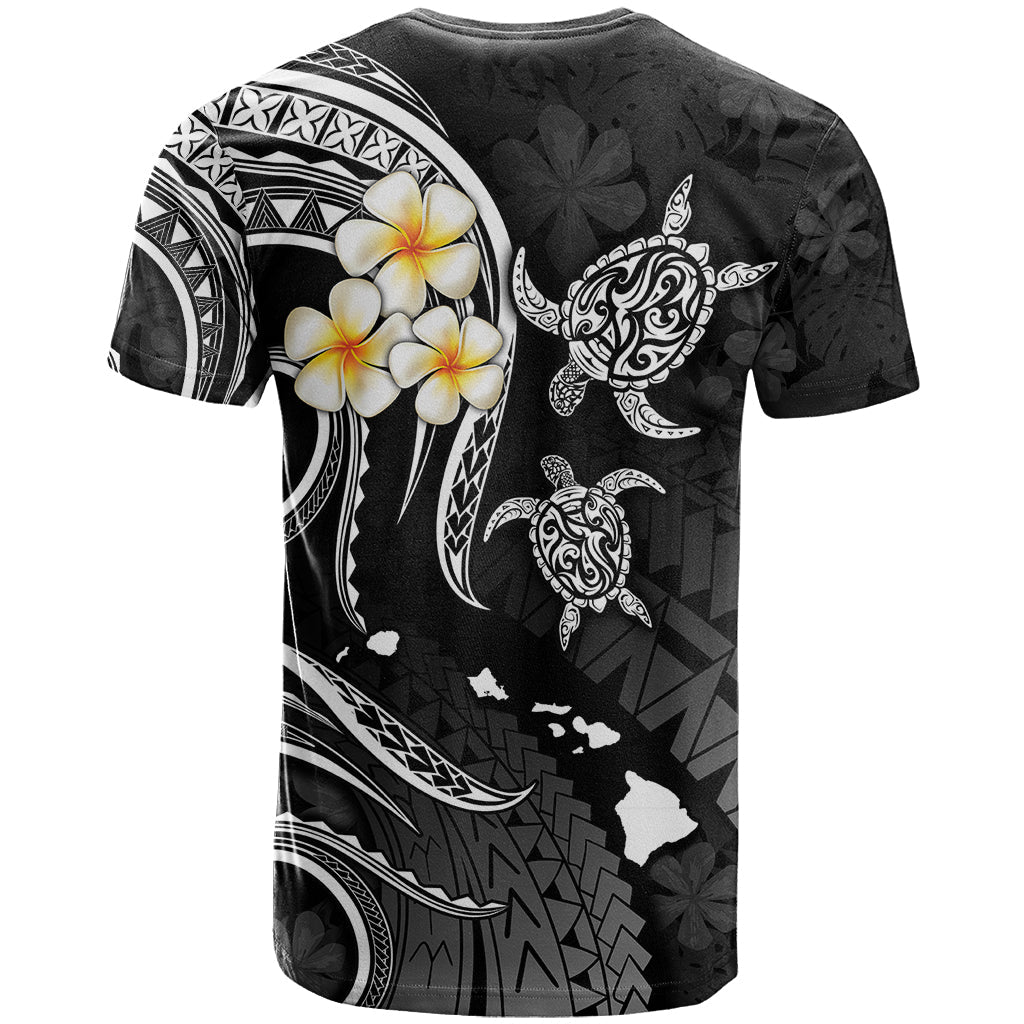 Personalised Niihau Hawaii T-Shirt Polynesian Tattoo and Pacific Plumeria White Vibe Graphic Tee