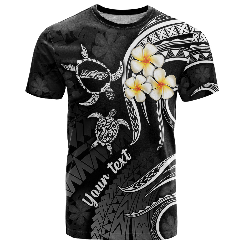 Personalised Molokai Hawaii T-Shirt Polynesian Tattoo and Pacific Plumeria White Vibe Graphic Tee