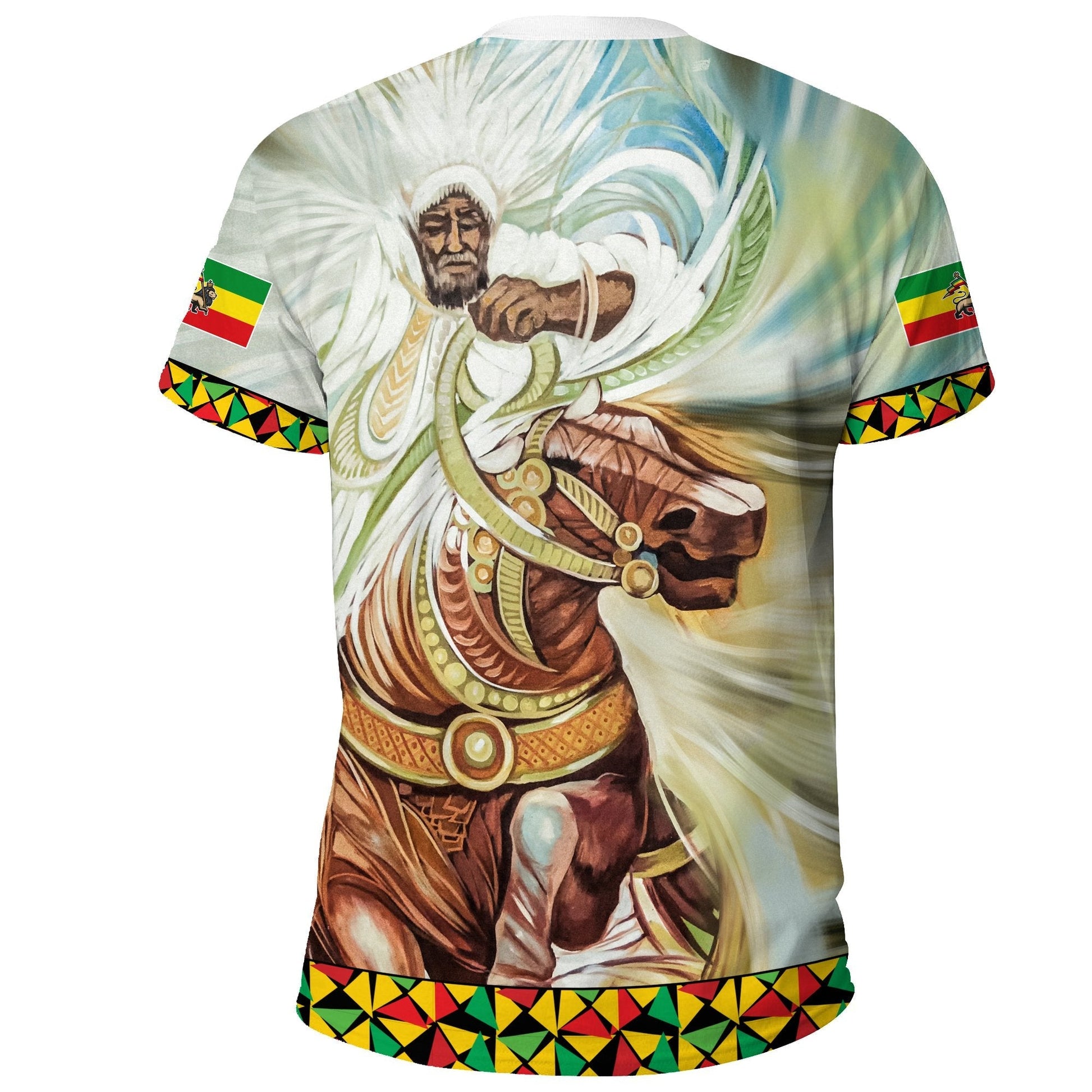 Ethiopia T-Shirt Proud Ethiopian Flag Graphic Tee