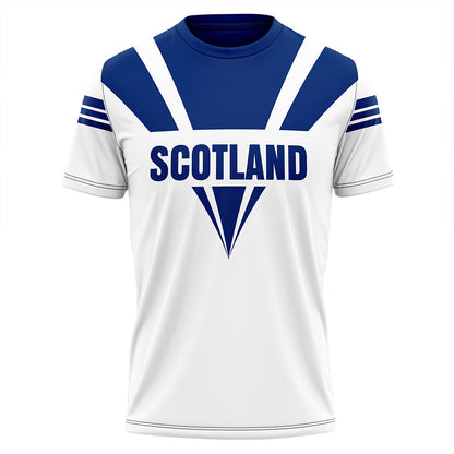 Custom Scotland Royal Blue T-Shirt Graphic Tee