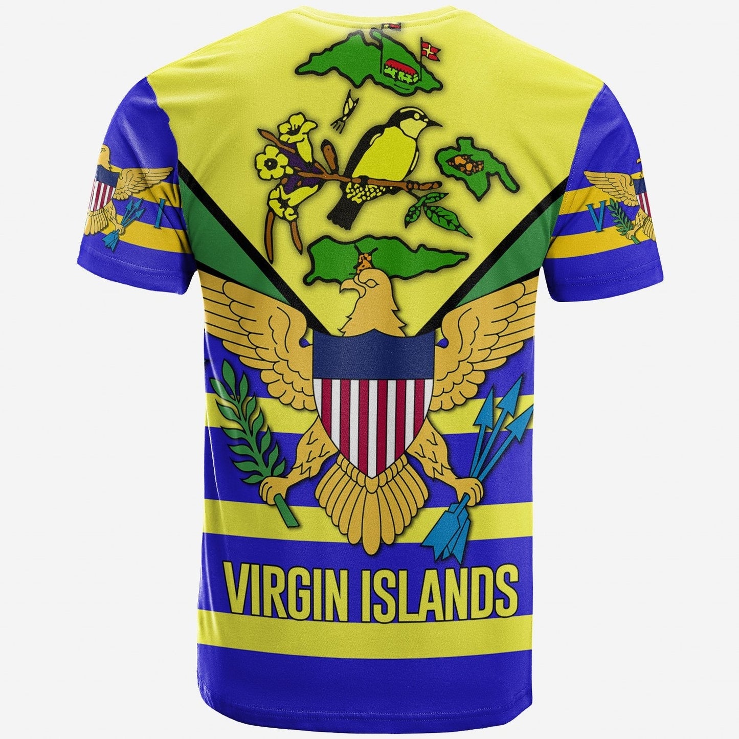 Us Virgin Islands T-Shirt Egales With Seal Graphic Tee