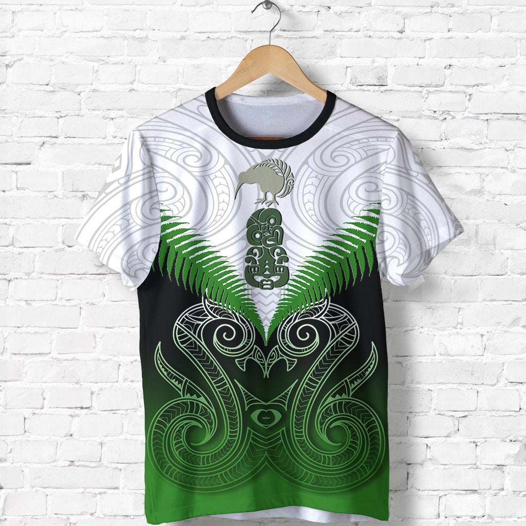 Custom New Zealand Rugby Shirt, All Star Kiwi Rugby Maori Manaia T-Shirt Graphic Tee