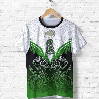 Custom New Zealand Rugby Shirt, All Star Kiwi Rugby Maori Manaia T-Shirt Graphic Tee