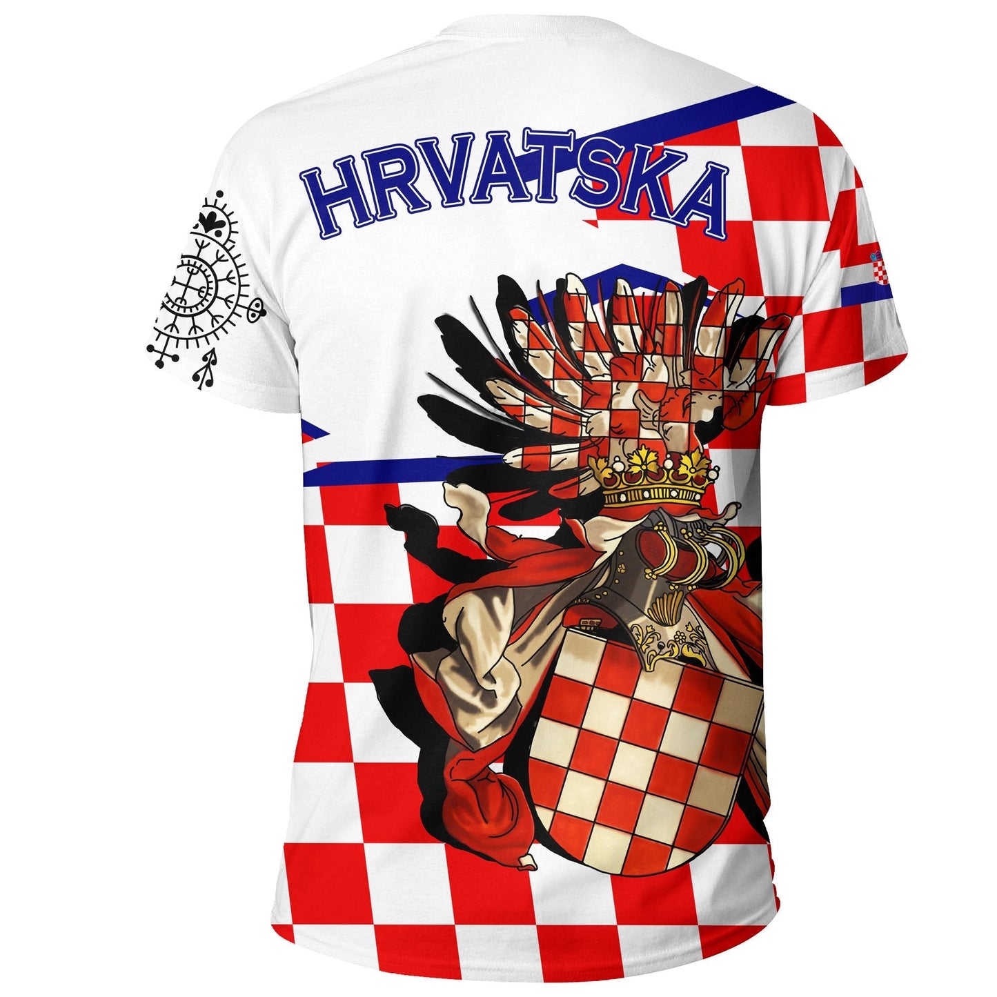 Croatia T-Shirt Croatian Tattoo Graphic Tee