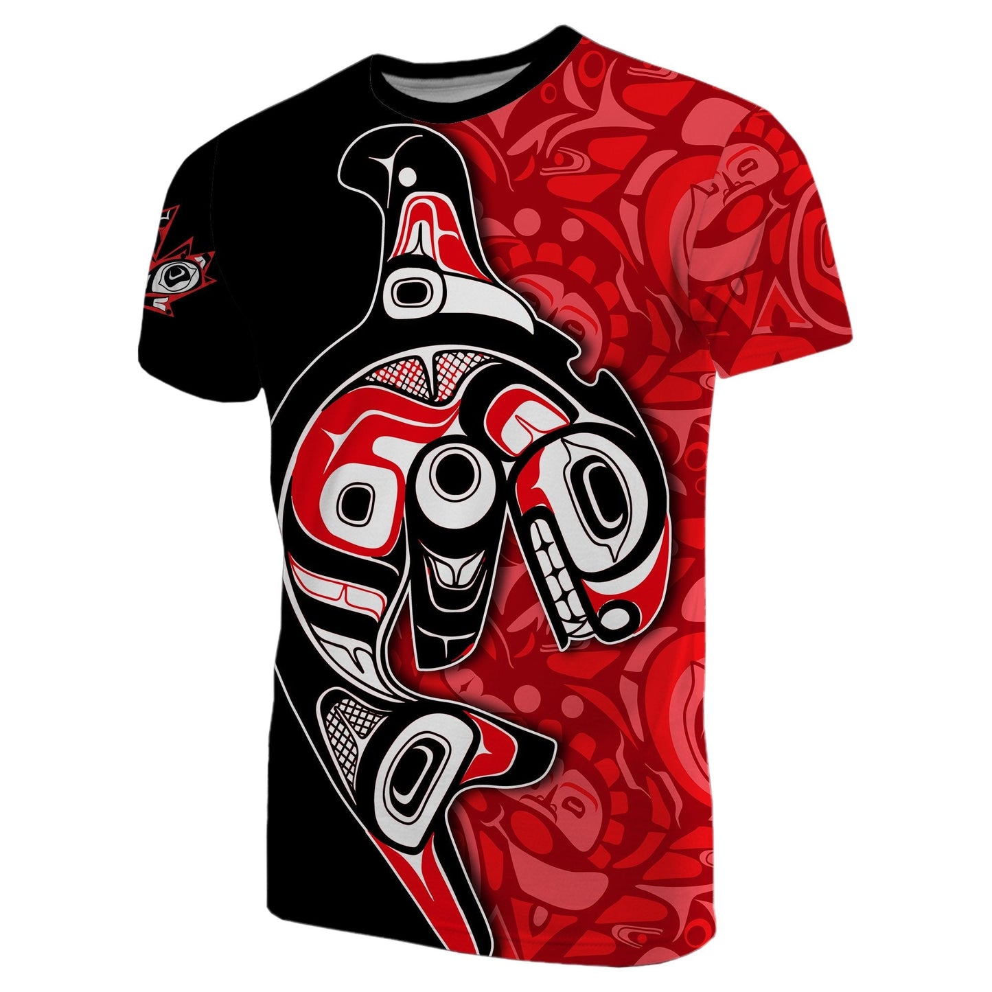Canada Haida T-Shirt Haida Killer Whale Graphic Tee