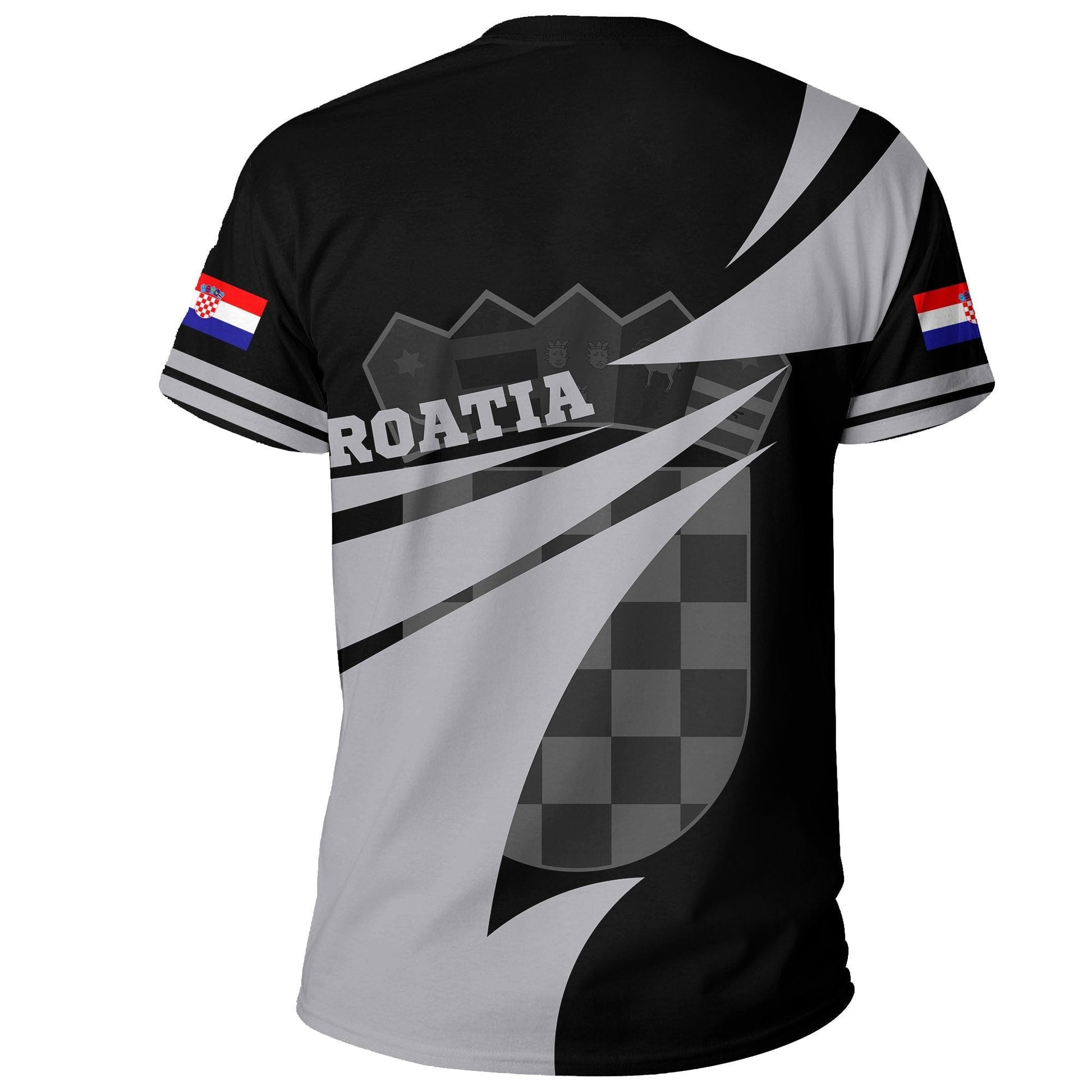 Croatia T-Shirt Flag Jersey Graphic Tee