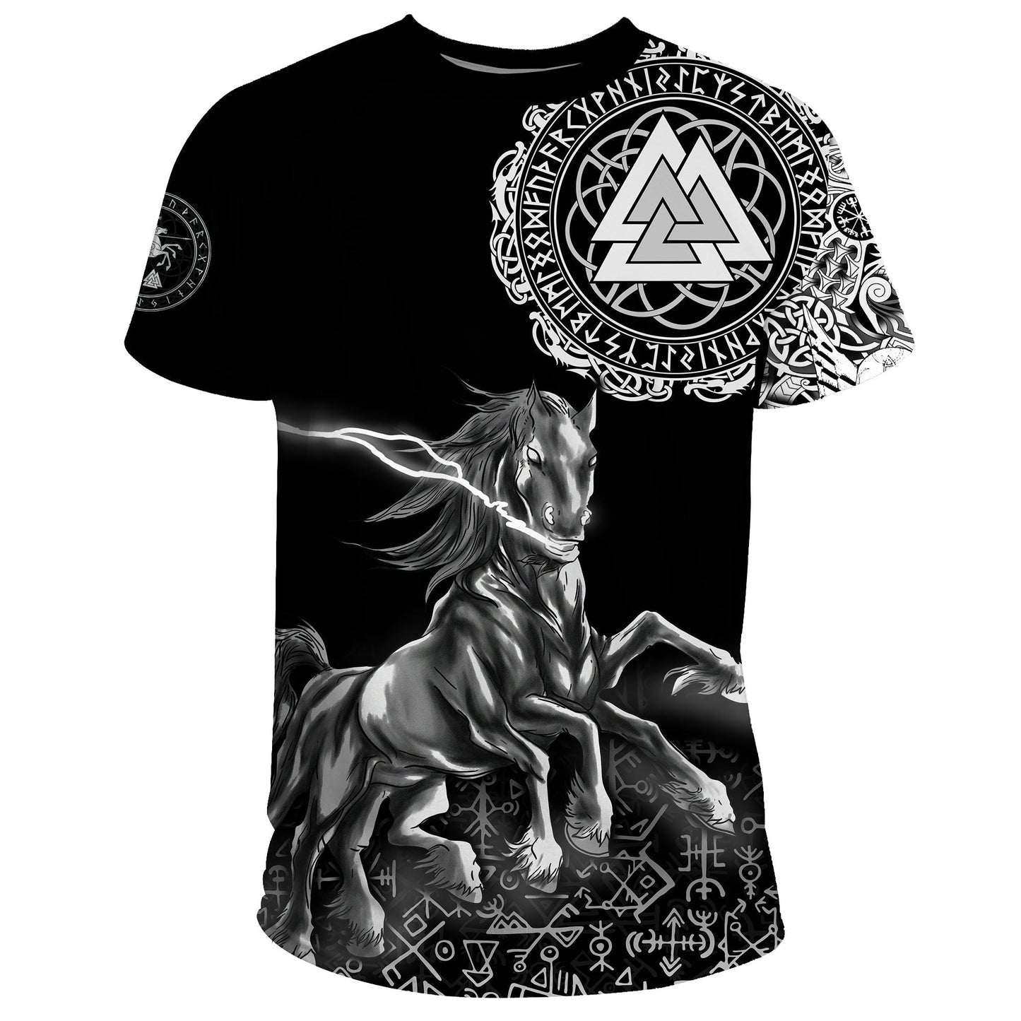 Viking T-Shirt Sleipnir Odin Graphic Tee