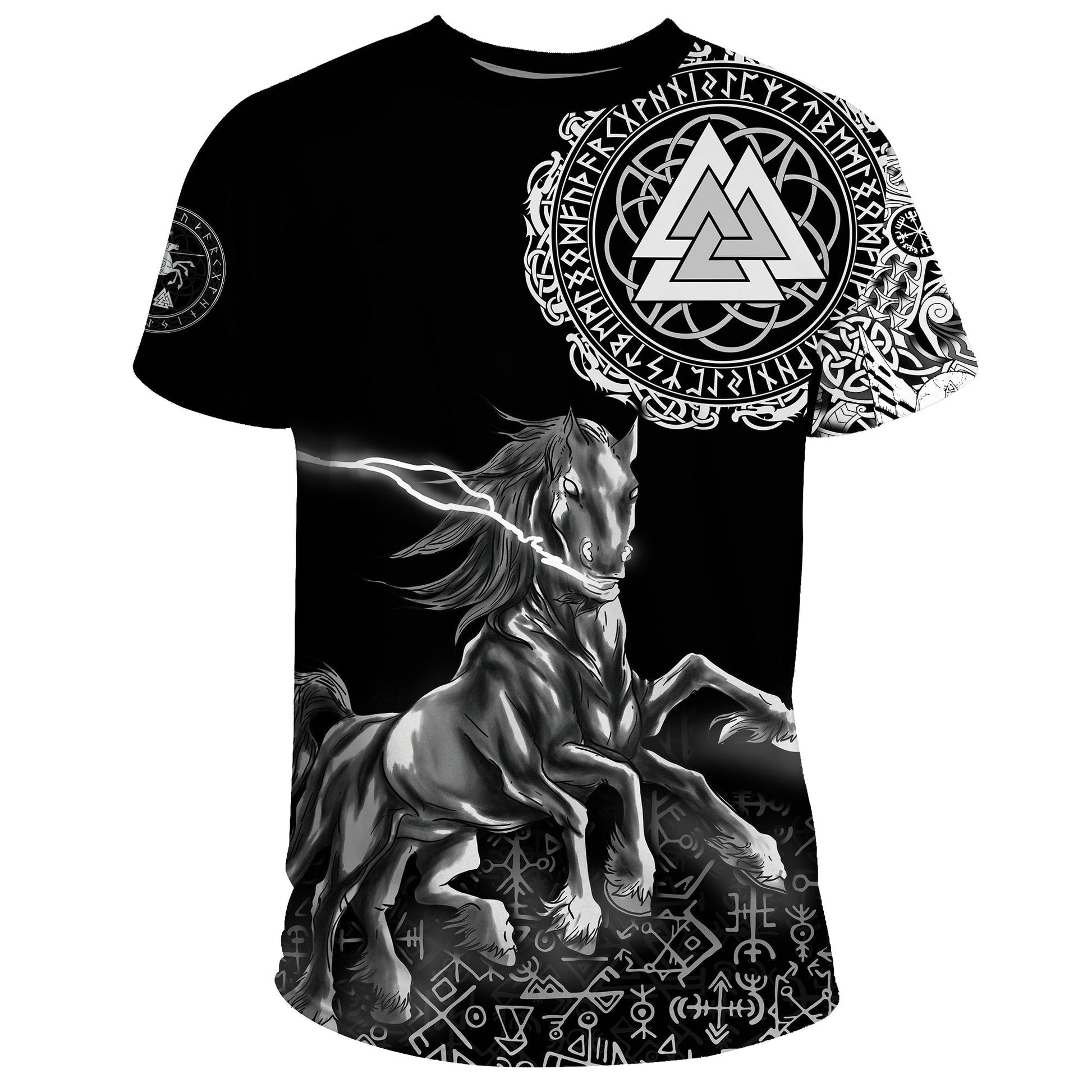 Viking T-Shirt Sleipnir Odin Graphic Tee