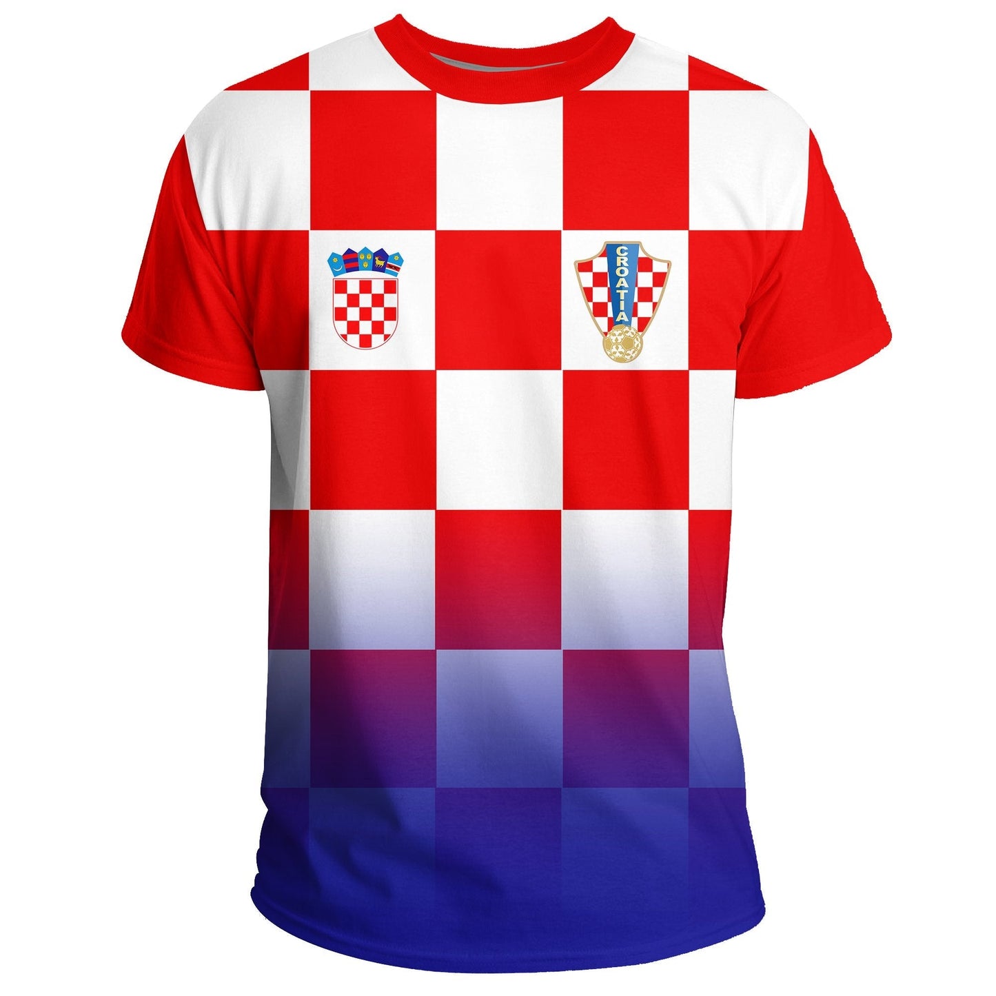 Custom Croatia Euro T-Shirt Soccer Graphic Tee