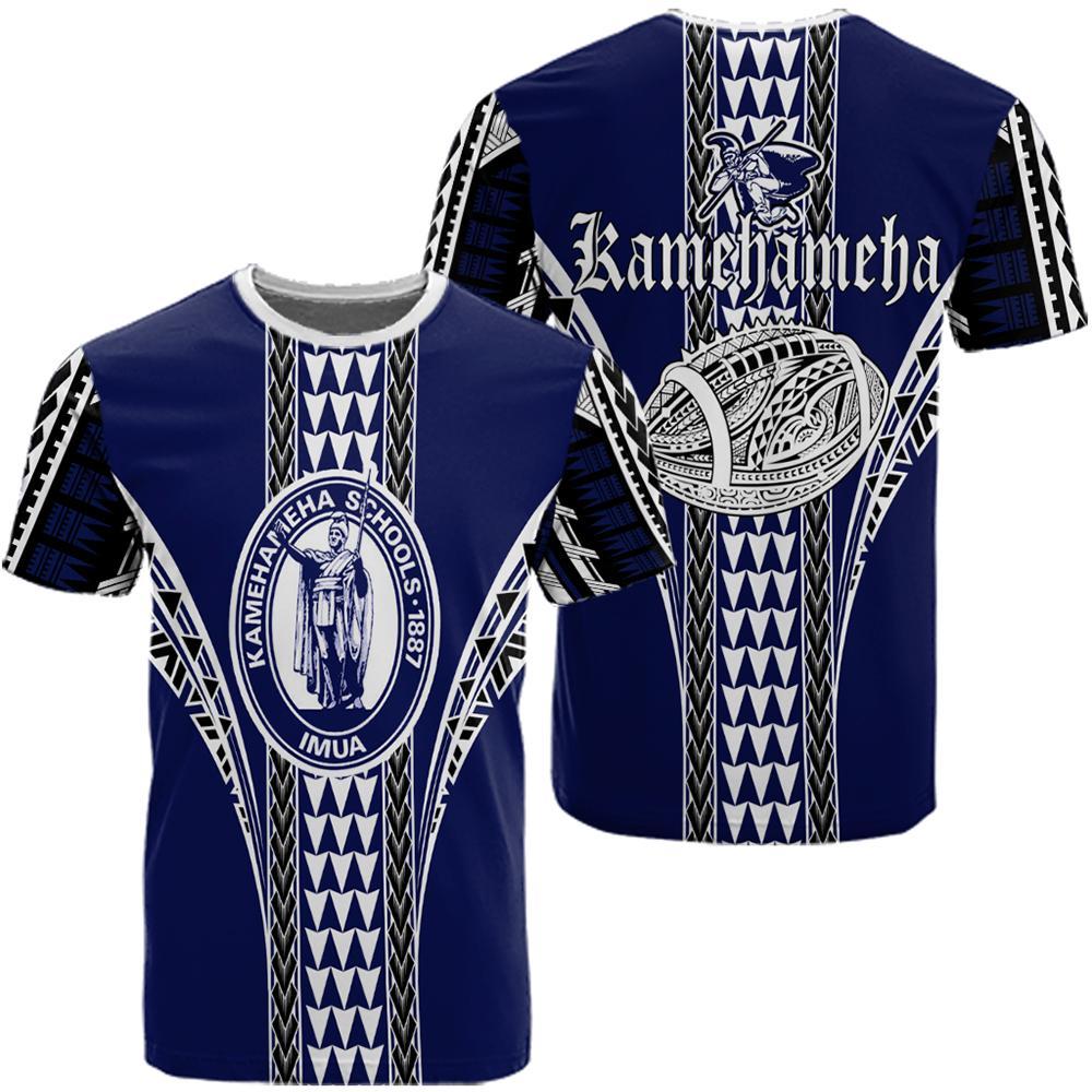 Hawaii Kamehameha High Football Jersey T-Shirt Graphic Tee