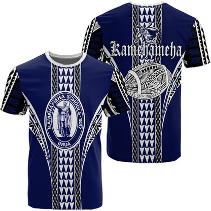 Hawaii Kamehameha High Football Jersey T-Shirt Graphic Tee
