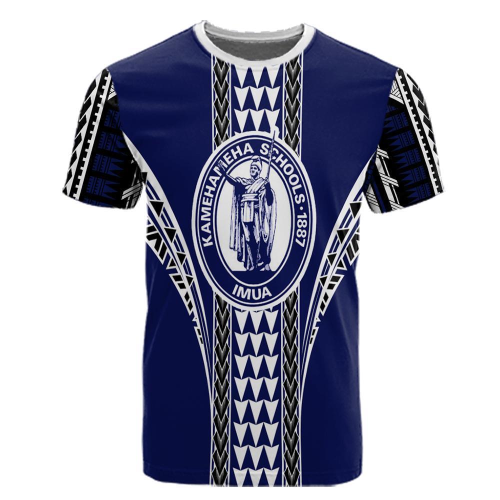 Hawaii Kamehameha High Football Jersey T-Shirt Graphic Tee