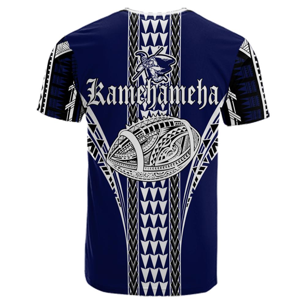 Hawaii Kamehameha High Football Jersey T-Shirt Graphic Tee