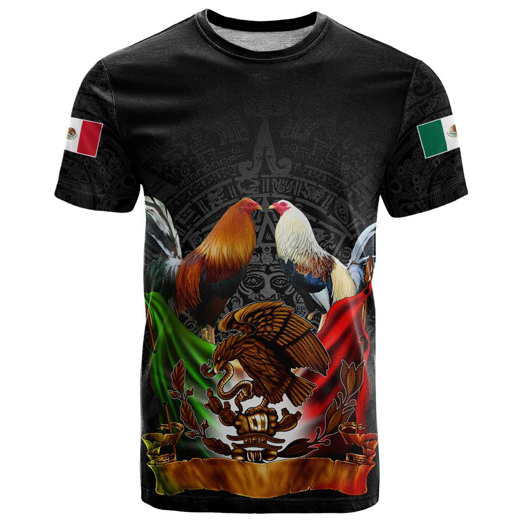 Rooster Mexico All Over Printed T-Shirt Graphic Tee