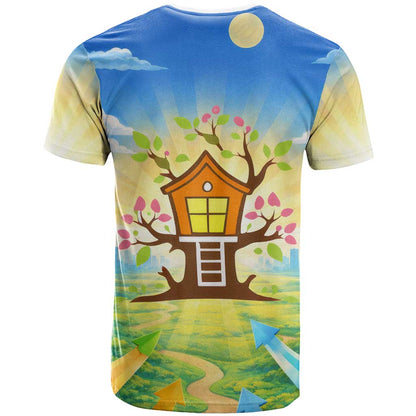 Quality Learning Center T-Shirt Funny Day Care Bright and Playful Branded Graphic Tee