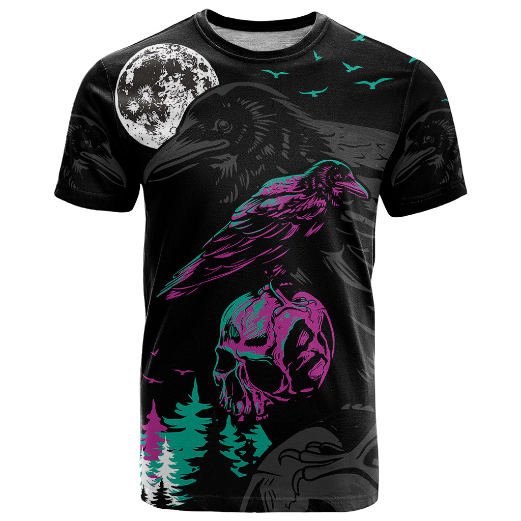 Crow Skull T-Shirt My Mascot Is The A Crow Graphic Tee