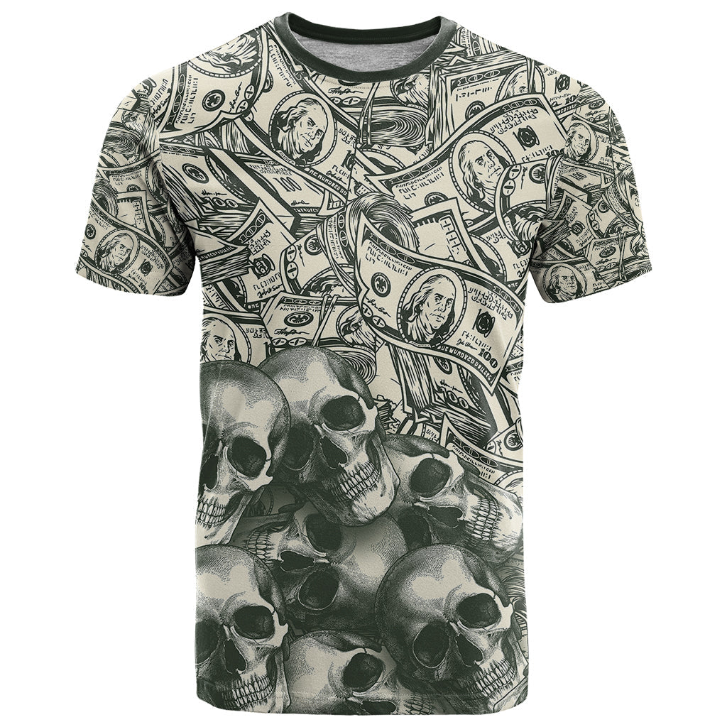 Skull Money T-Shirt The Money You Make Is A Symbol Graphic Tee