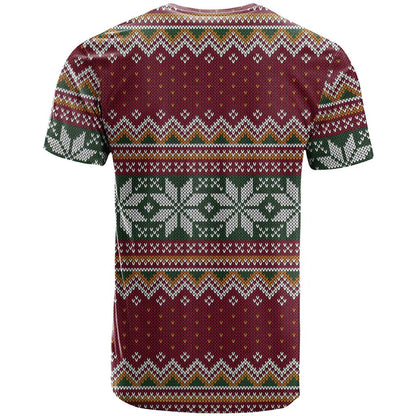 I Rock Jingle Bells Christmas Design T-Shirt Funny Xmas Holiday Patterns Graphic Tee