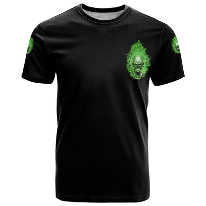 When I Was Born Skull T-Shirt Graphic Tee
