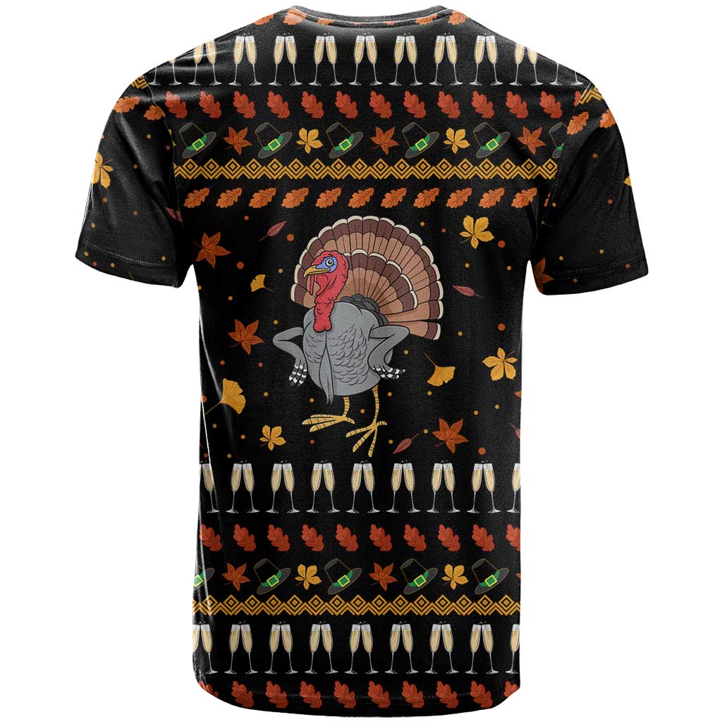 Thanksgiving Christmas Design T-Shirt Xmas Holiday Patterns Graphic Tee
