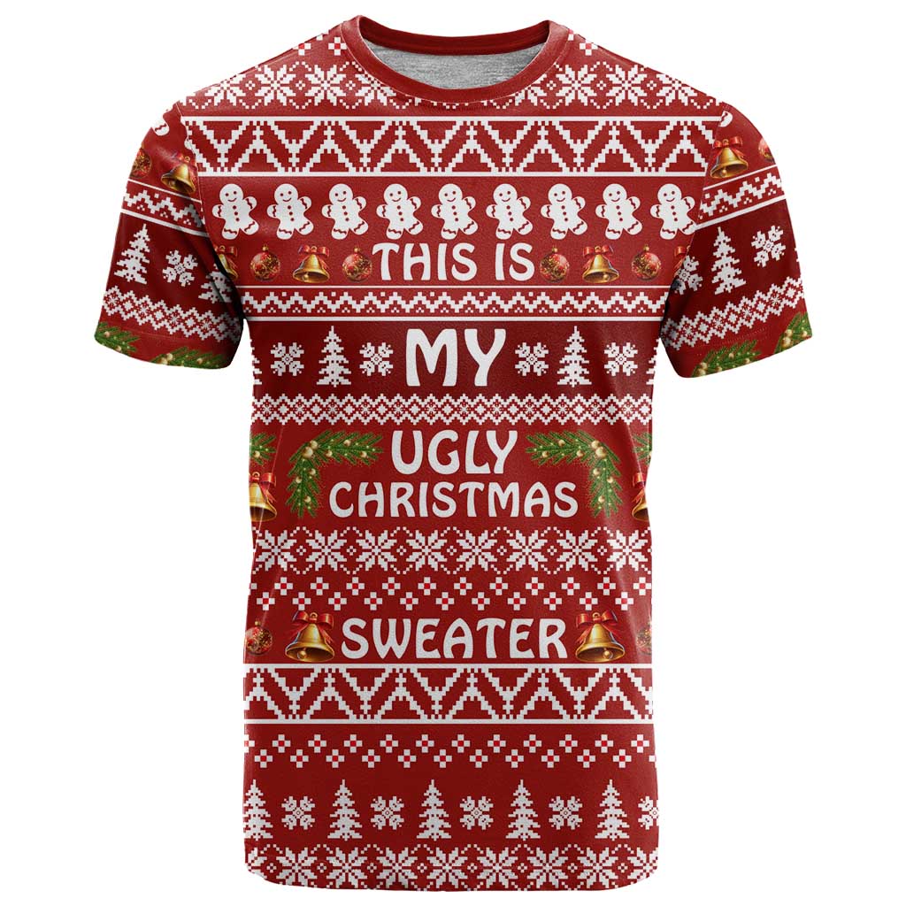 This Is My Christmas T-Shirt Xmas Holiday Patterns Graphic Tee