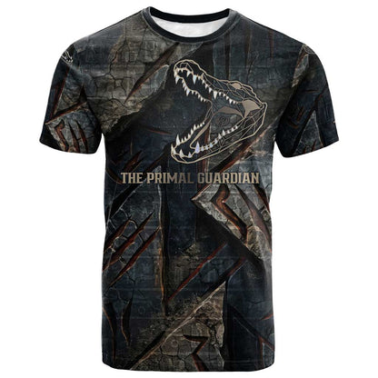 Sobek Egypt T-Shirt with Crocodile Head Water Symbolism Ancient Guardian Graphic Tee