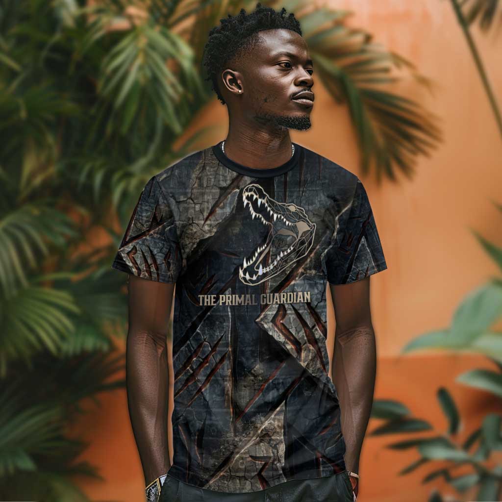 Sobek Egypt T-Shirt with Crocodile Head Water Symbolism Ancient Guardian Graphic Tee