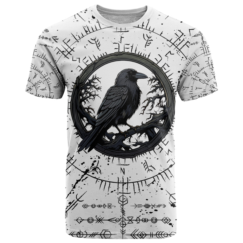 Viking Raven T-Shirt Fear Not Death For the Hour Of Your Doom Graphic Tee