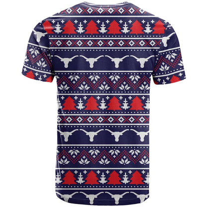 Merry Christmas Y'all T-Shirt Xmas Holiday Patterns Graphic Tee