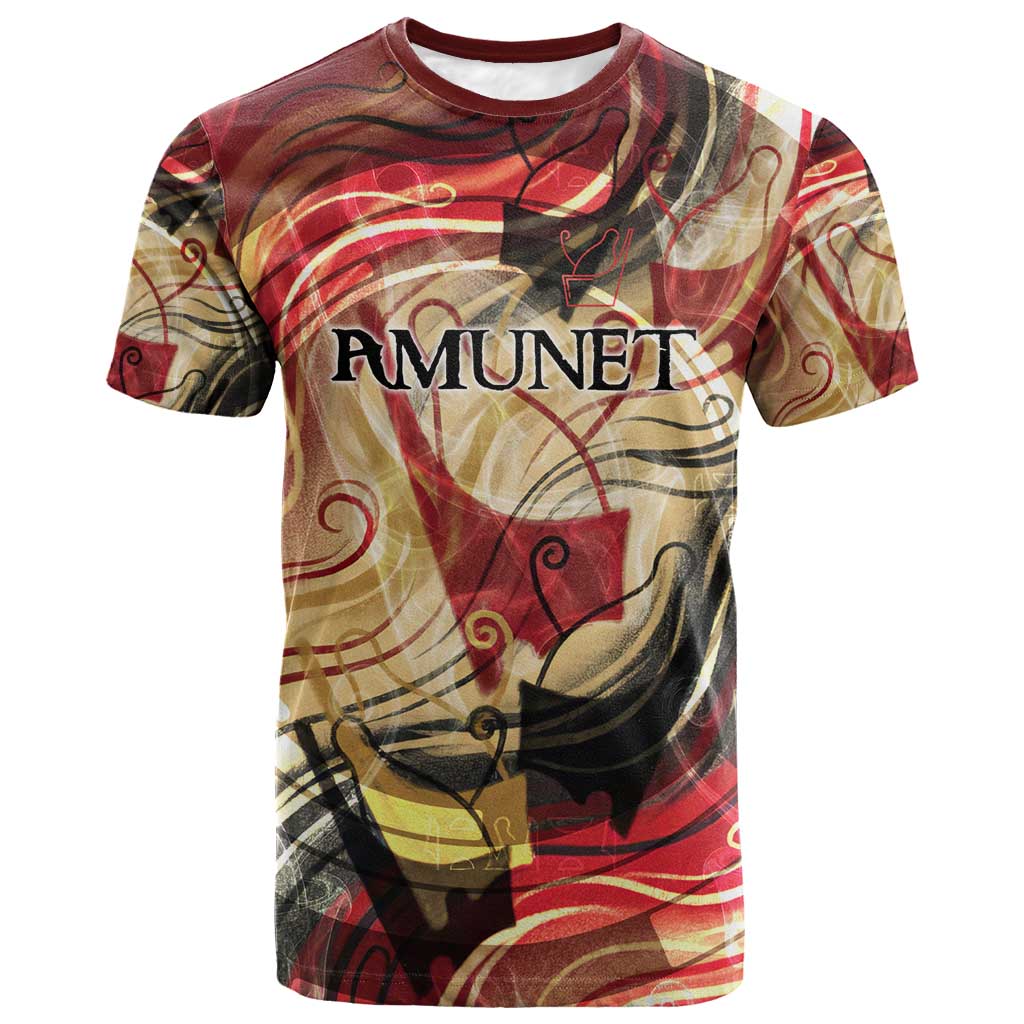 Amunet T-Shirt with Egyptian Queen Portrait Ancient Mythology Graphic Tee